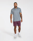 Ditsy Down - Dark Forest-Men's Polo-Bad Birdie