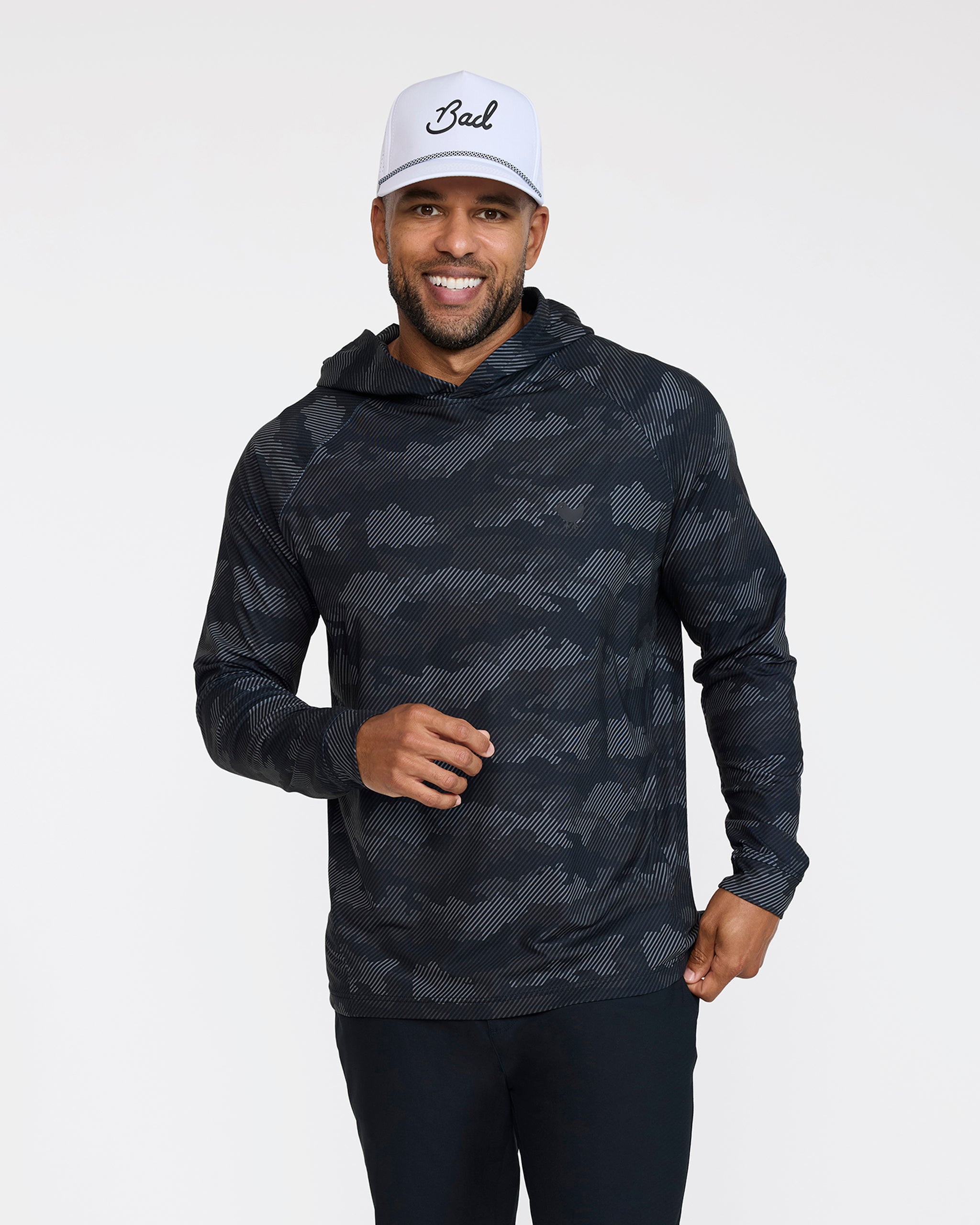 Velocity Hoodie - Frostbite - Black-Hoodie-Bad Birdie