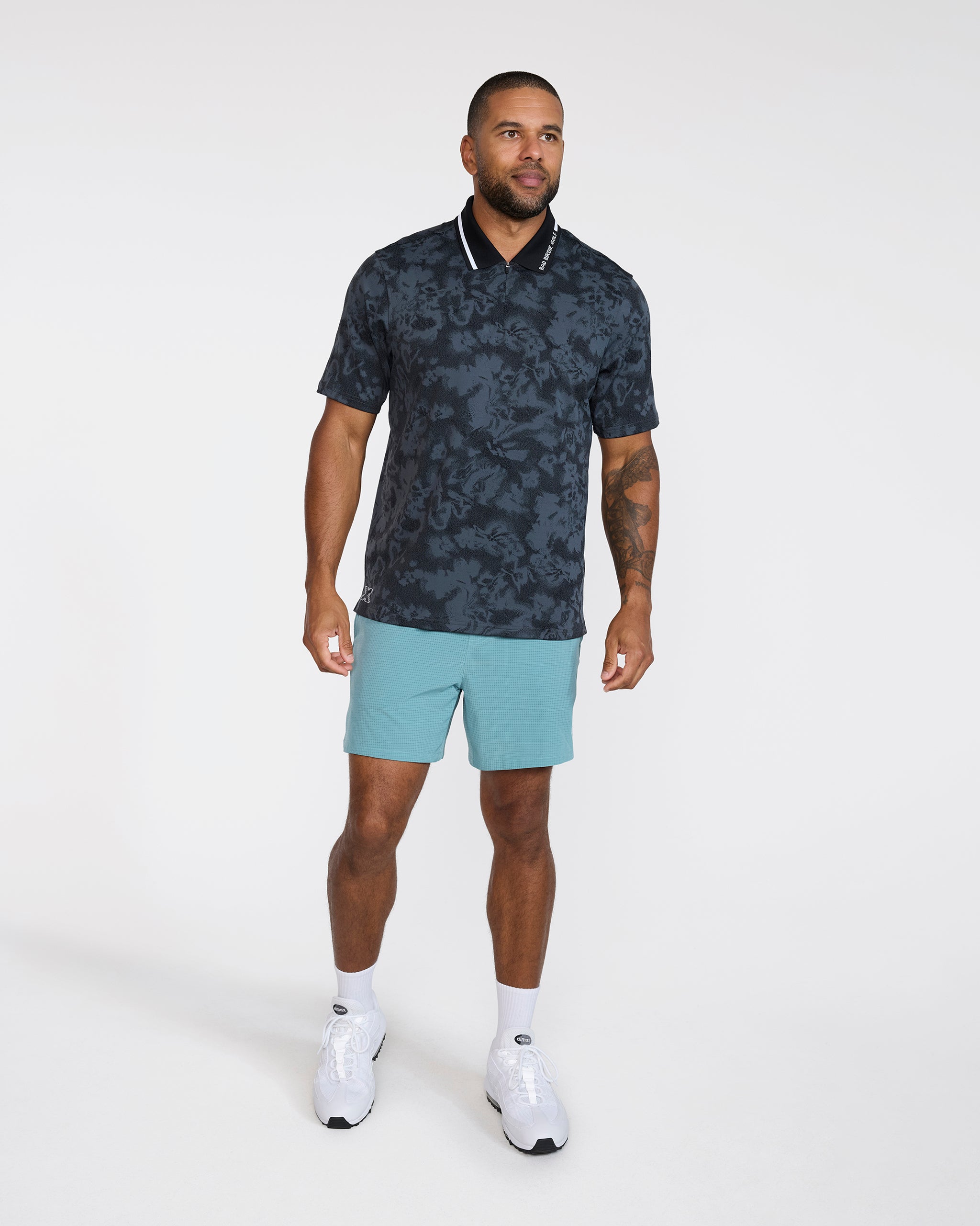 Prodigy Jacquard Polo - Black – Bad Birdie