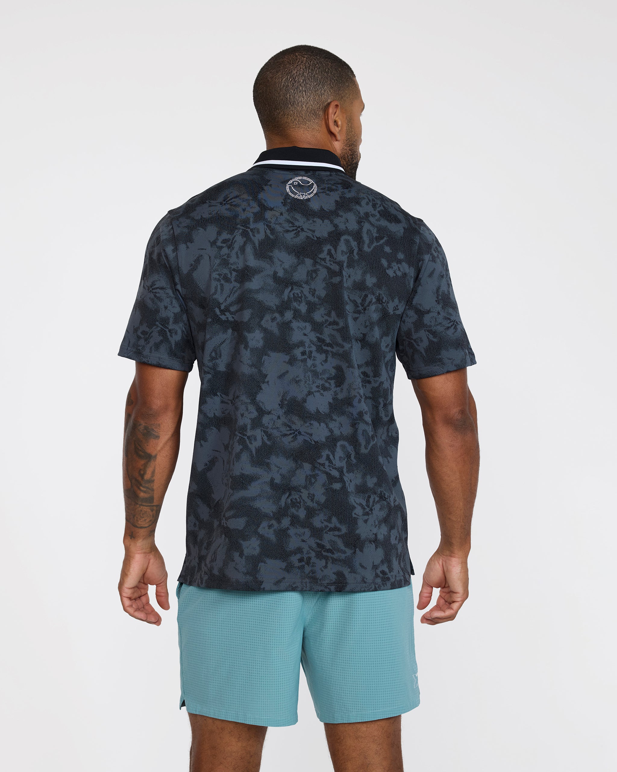 Prodigy Jacquard Polo - Black – Bad Birdie