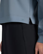 At Ease Quarterzip - Stormy Weather-Women's Quarterzip-Bad Birdie