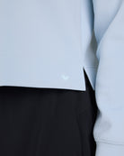 At Ease Quarterzip - Baby Blue