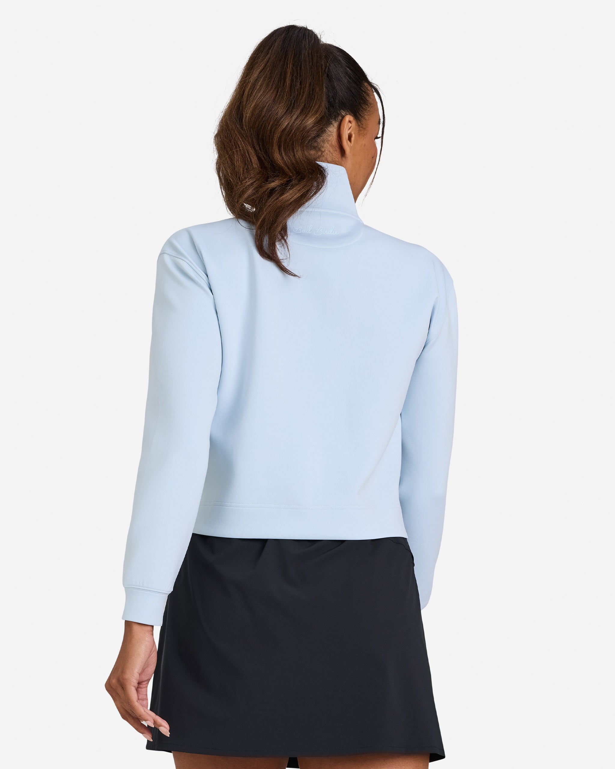 At Ease Quarterzip - Baby Blue