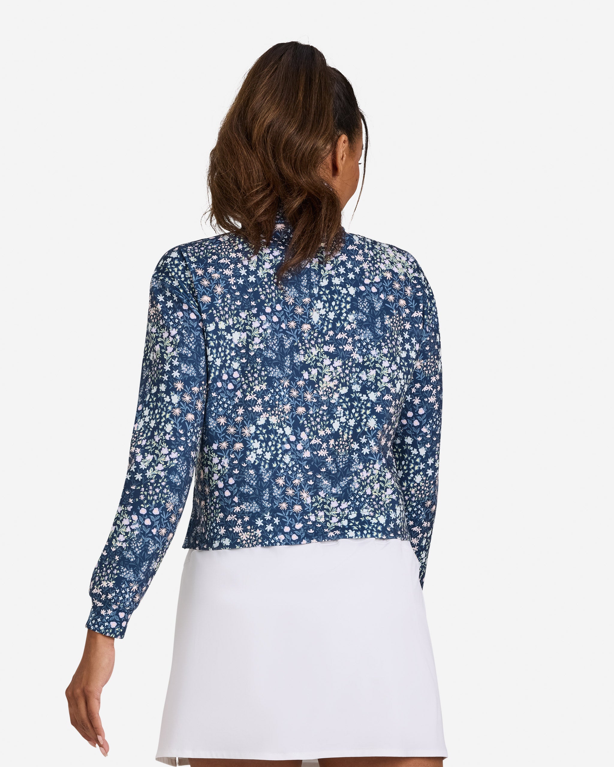 Women's At Ease Quarterzip - Super Duper Bloom – Bad Birdie
