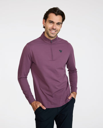 Velocity Quarterzip - Plum – Bad Birdie
