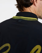Kinetic Wind Pullover - Black - Warm Olive-Men's Jacket-Bad Birdie