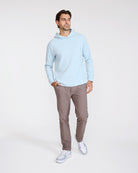 Waffle Hoodie - Baby Blue-Hoodie-Bad Birdie