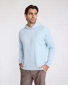 Waffle Hoodie - Baby Blue-Hoodie-Bad Birdie