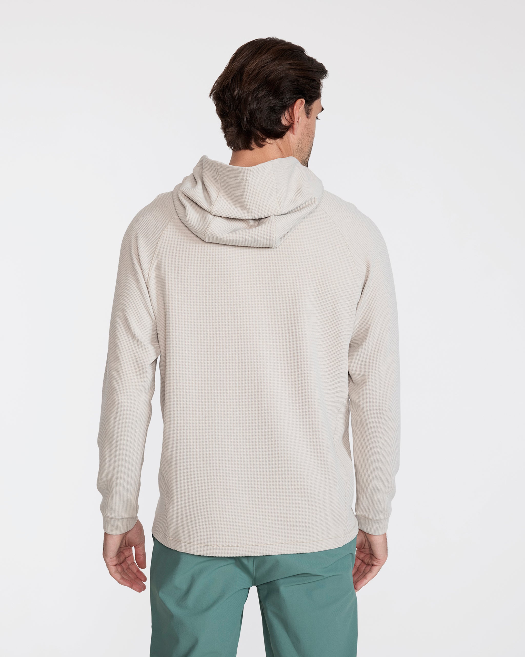 Waffle Hoodie - Dove-Hoodie-Bad Birdie