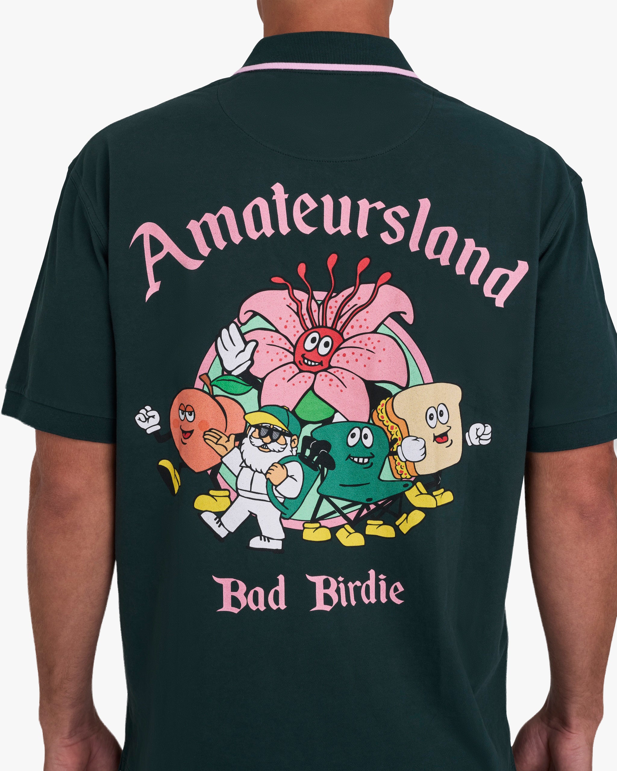 【新品未使用】Bad Birdie バッドバーディー　ゴルフ　ポロシャツ M Cotton Pique - Amateursland – Bad Birdie