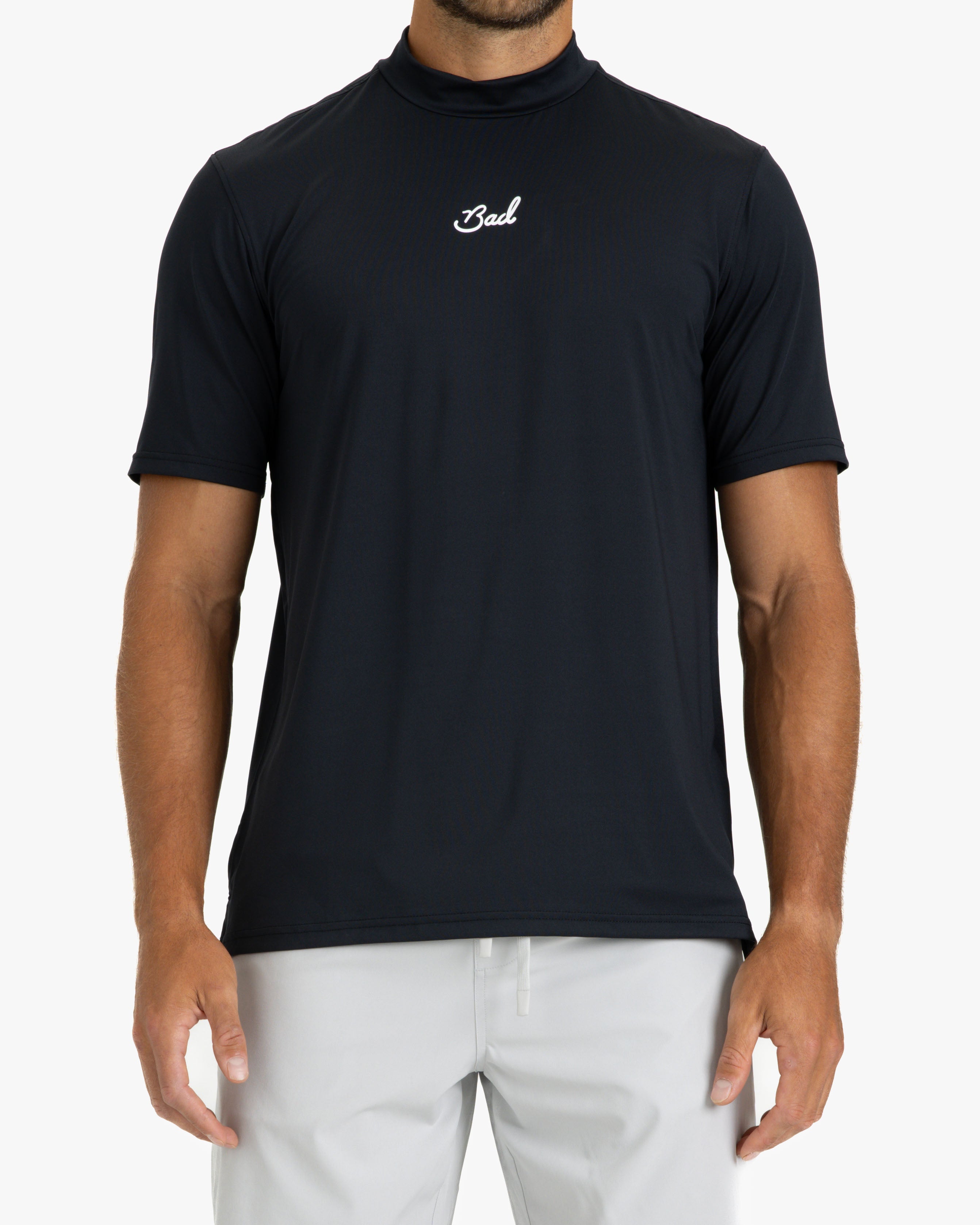 Bad Elements Mock Neck - Black – Bad Birdie
