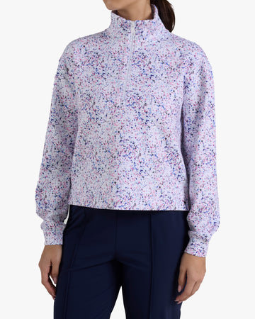At Ease Quarterzip Paint Splatter 3