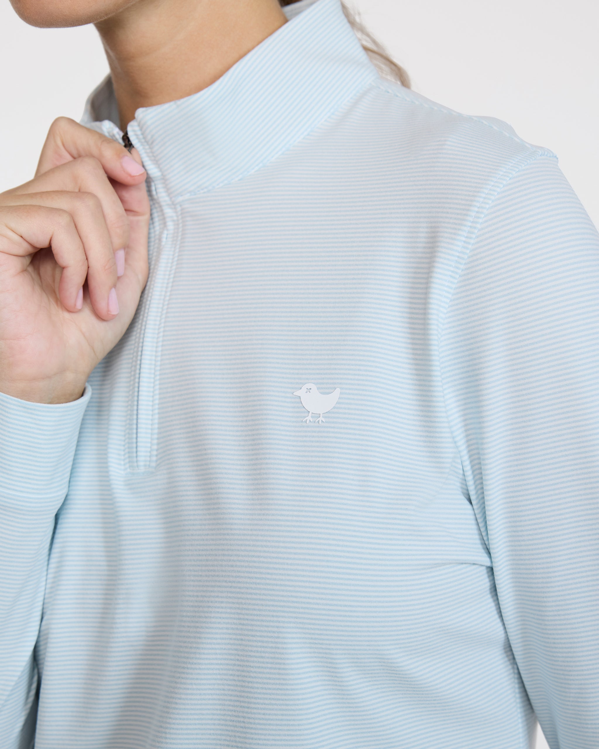 Velocity Quarterzip - Mini Stripe-Quarterzip-Bad Birdie