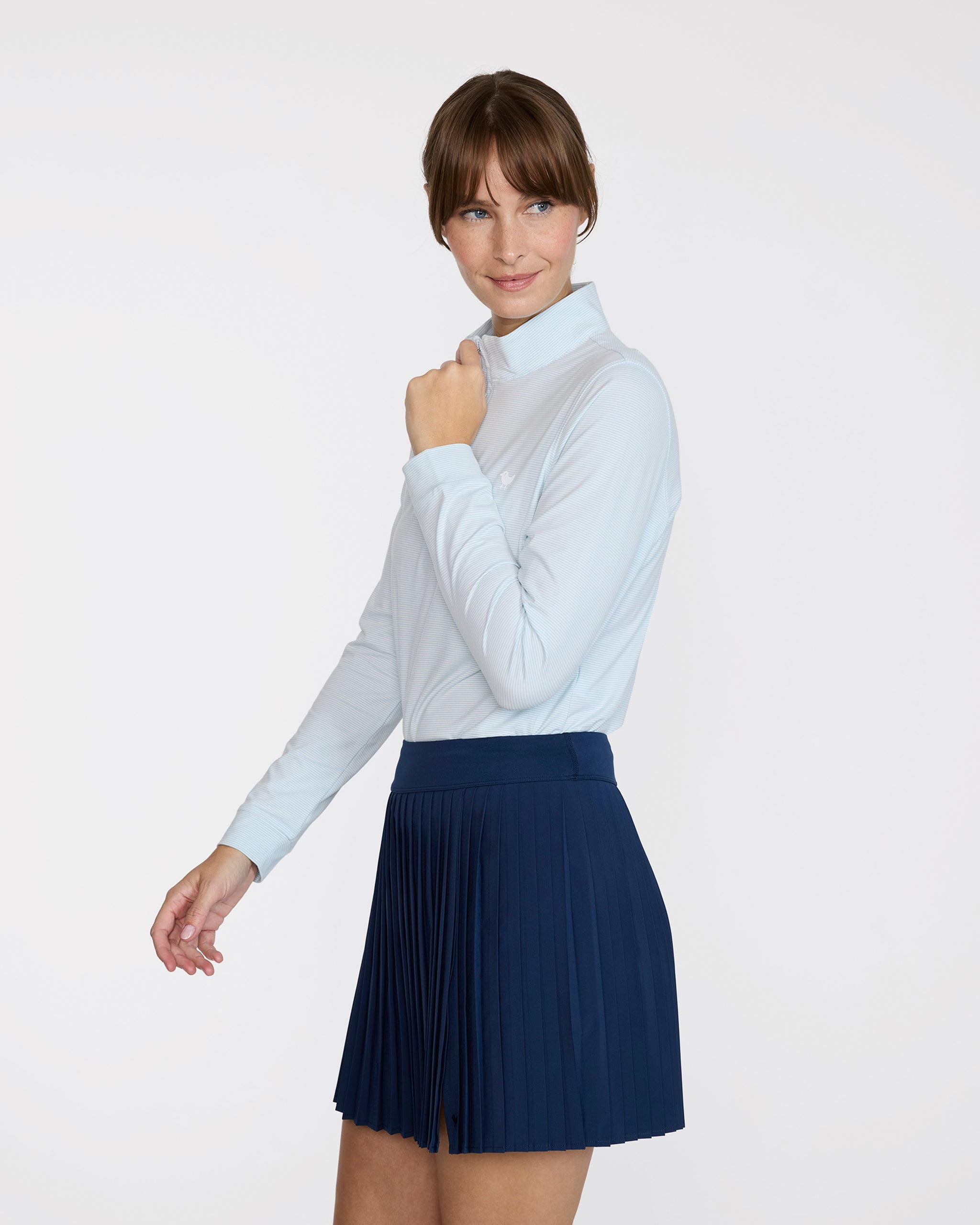 Velocity Quarterzip - Mini Stripe-Quarterzip-Bad Birdie