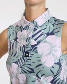 Don't Touch The Flowers - Sleeveless-Women's Polo-Bad Birdie