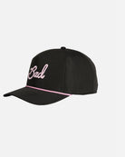 "Bad" Rope Hat - Black/Blossom - Bad Birdie