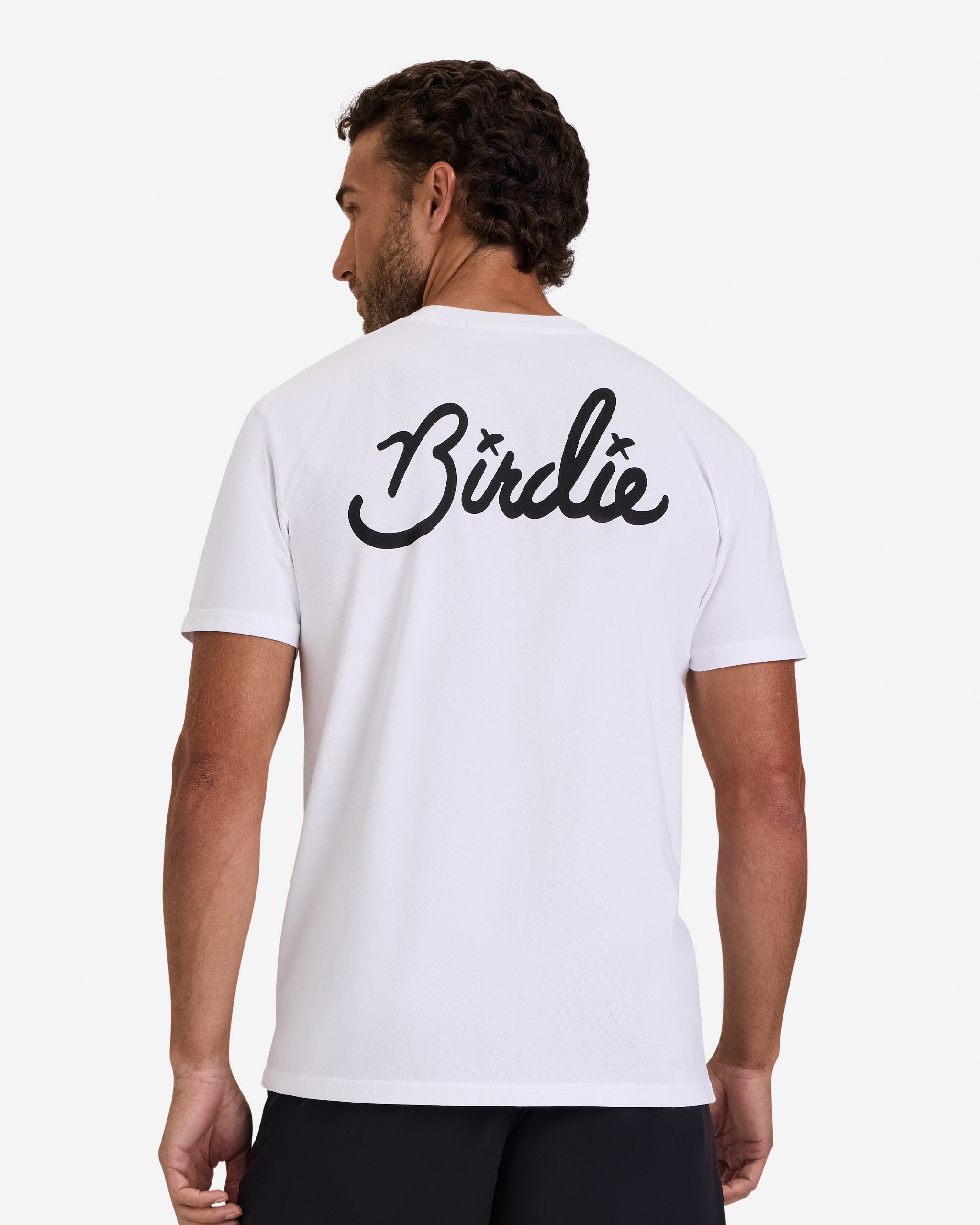 Birdie Tee - White - Men's – Bad Birdie
