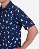 Cheers - Dark Navy-Men's Polo-Bad Birdie