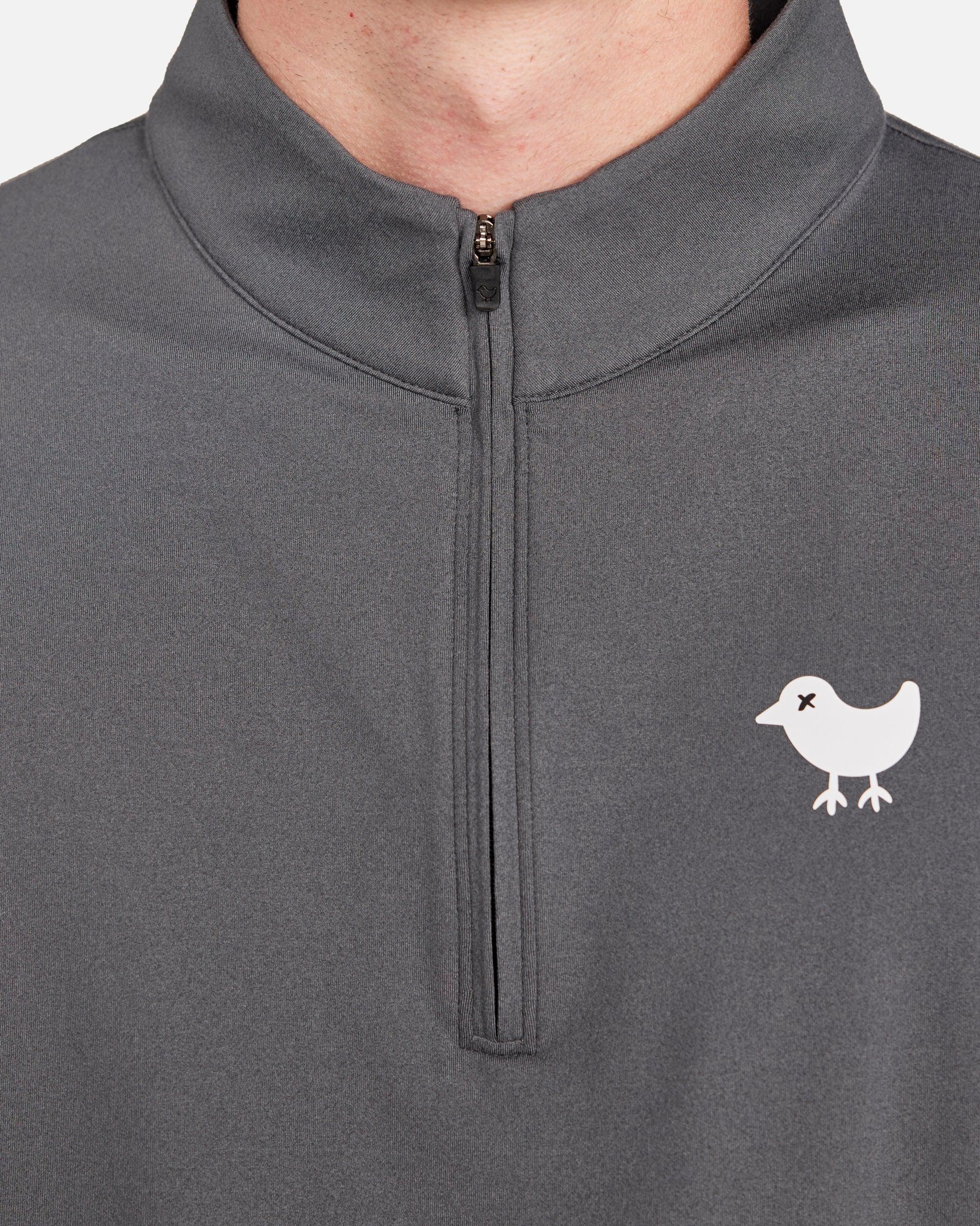 Charcoal Quarterzip - Bad Birdie