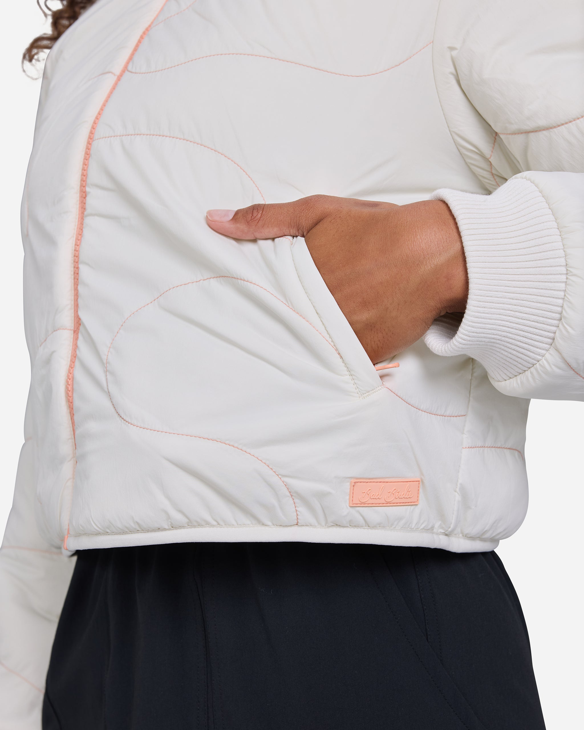 The Cozy Women's Jacket - White Onyx - Bad Birdie