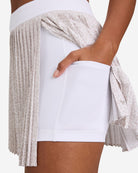 Double Down Skort - White Speed
