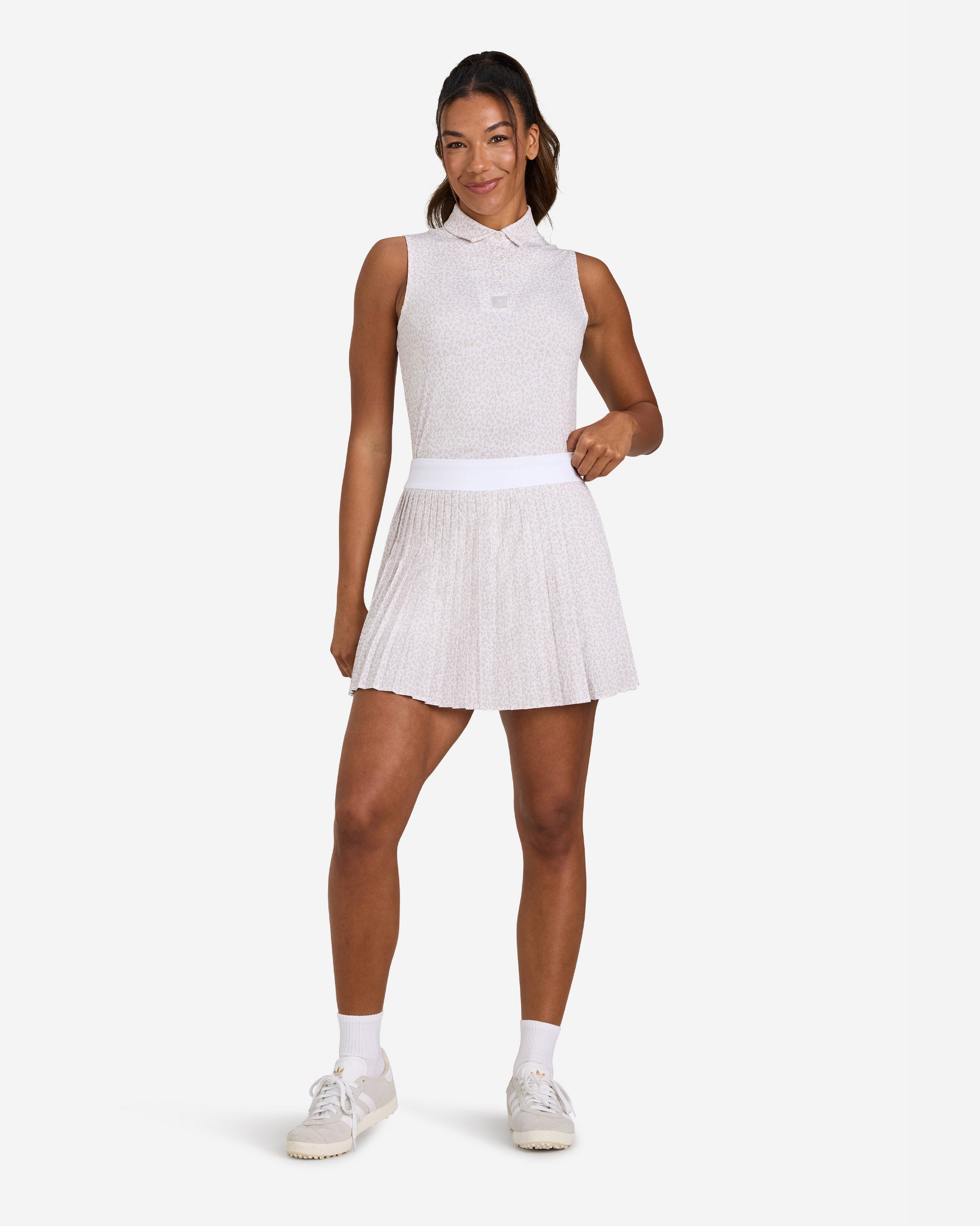 Double Down Skort - White Speed