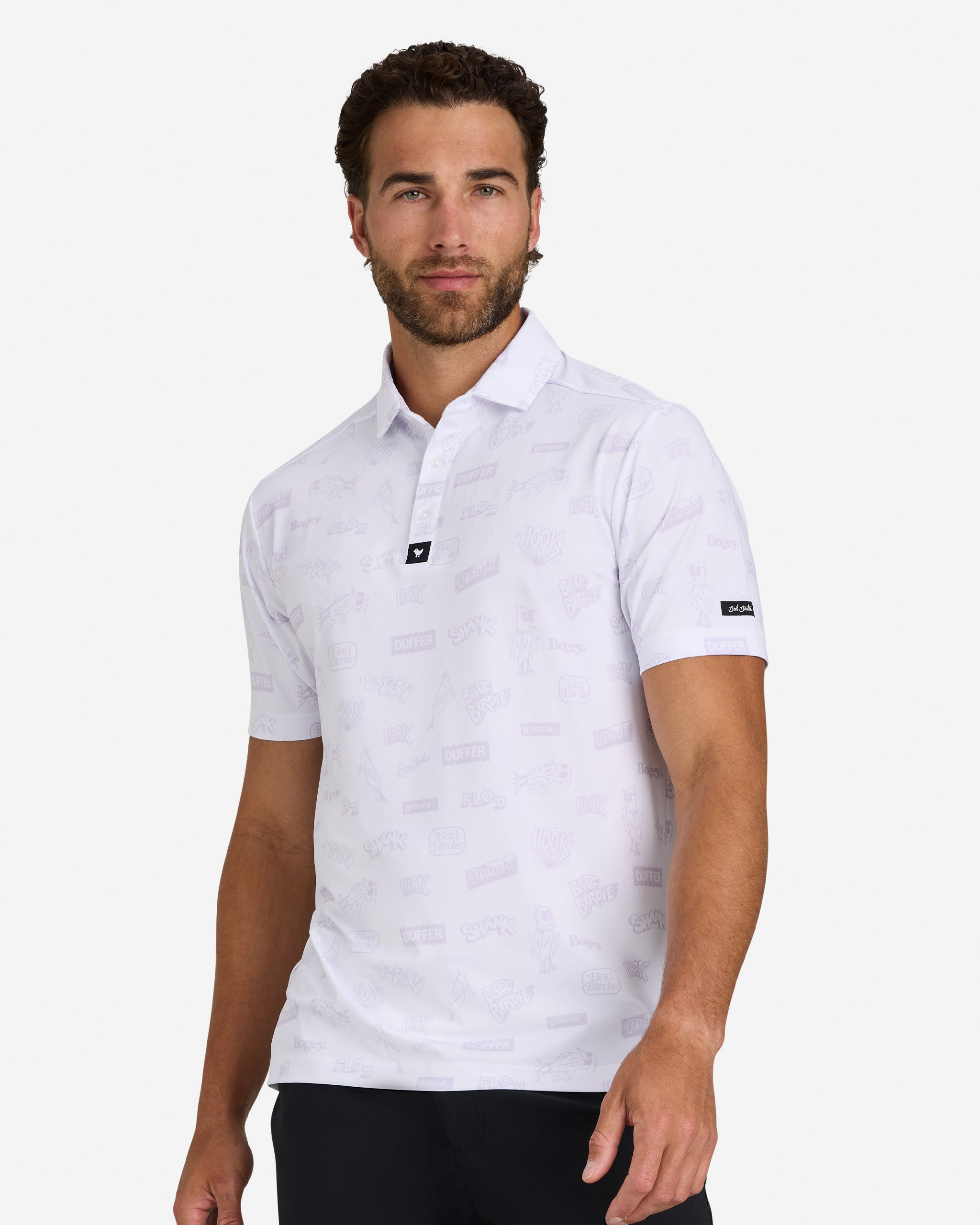 Men's Polo - Duffers Delight - Thistle – Bad Birdie