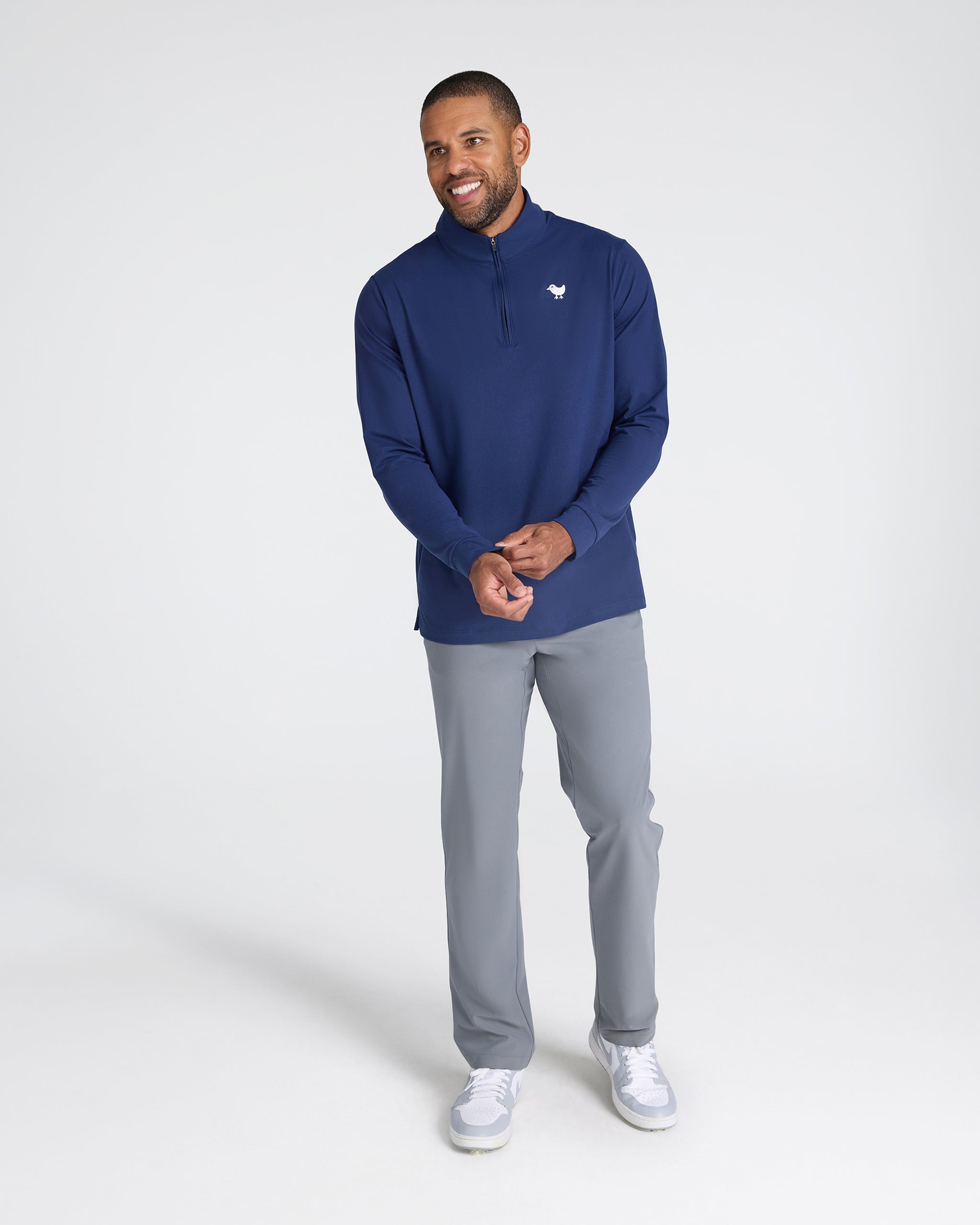 Navy Quarterzip - Bad Birdie
