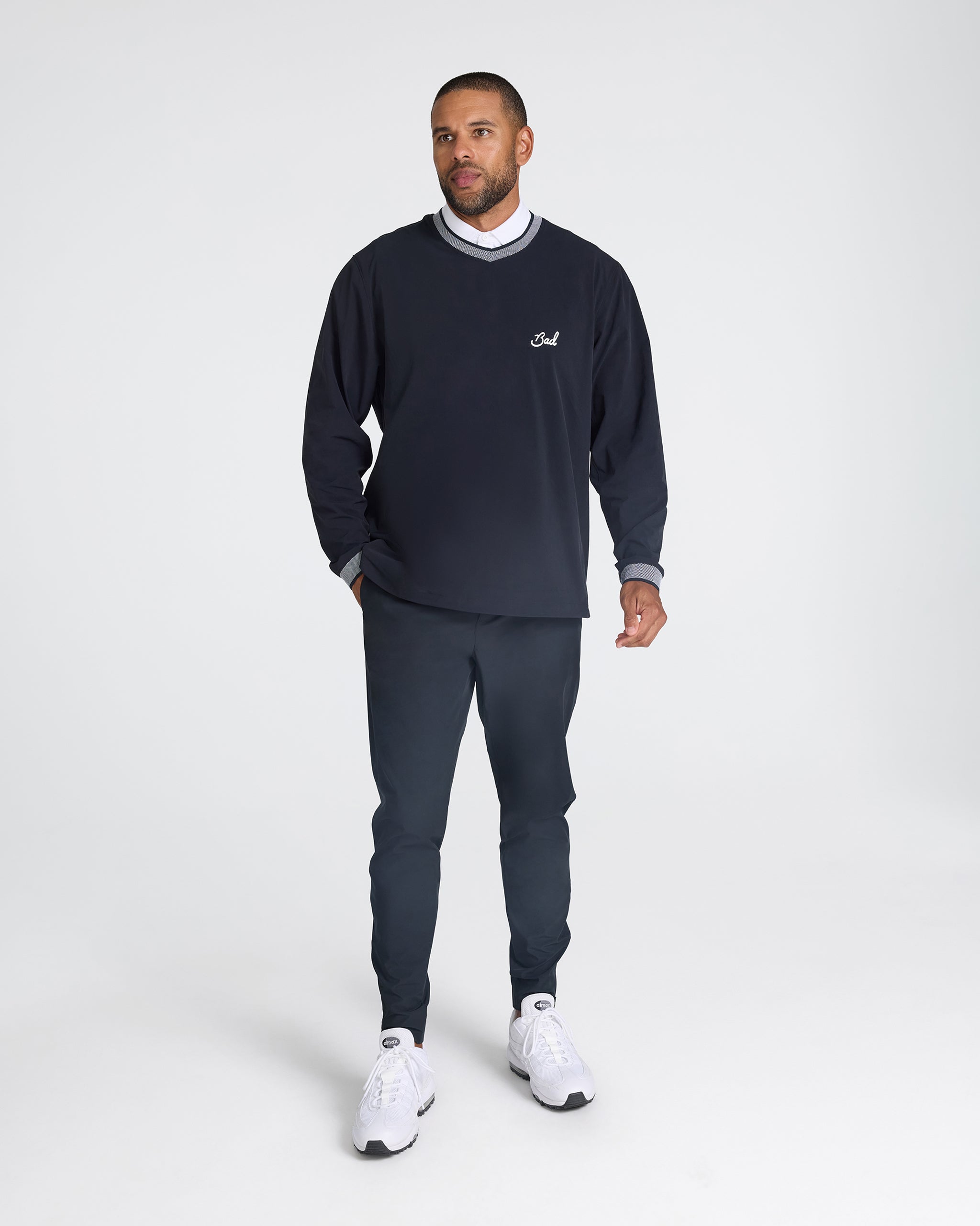 Kinetic Wind Pullover - Black - Men's – Bad Birdie