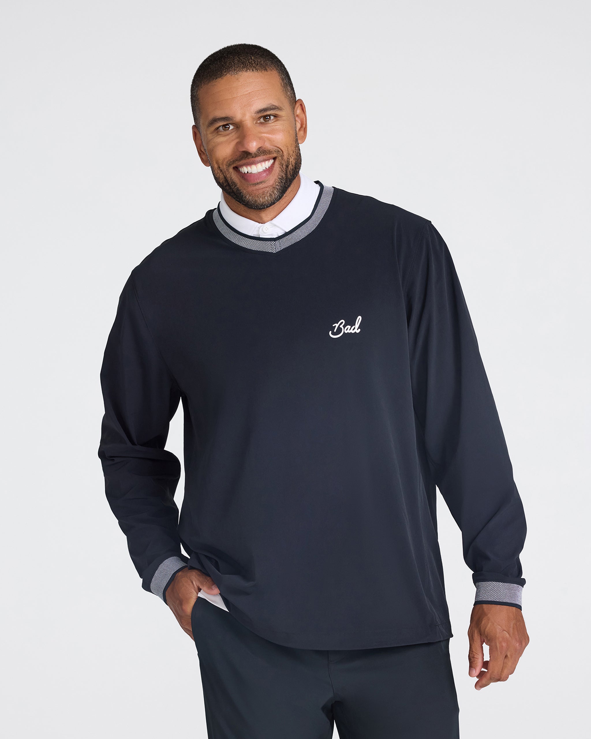 Kinetic Wind Pullover - Black - Men's – Bad Birdie