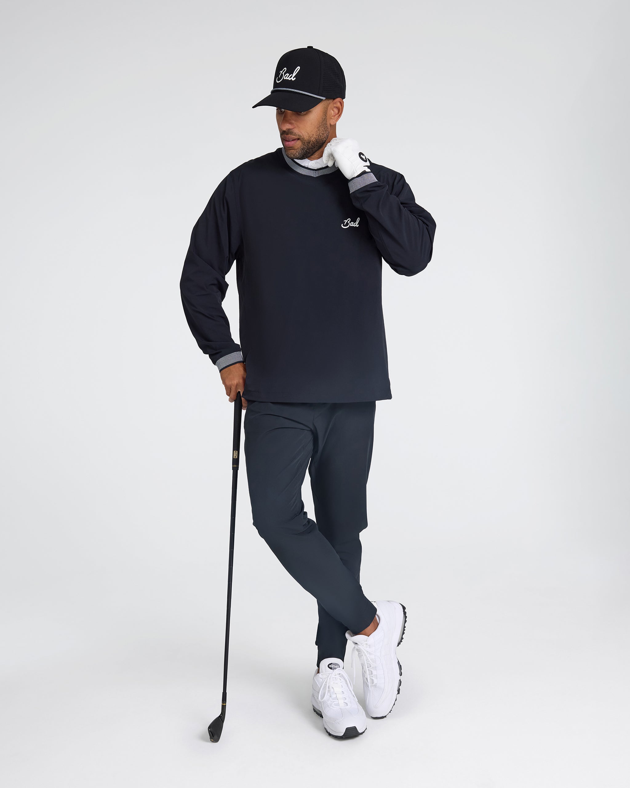 Kinetic Wind Pullover - Black - Men's – Bad Birdie
