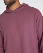 Waffle Hoodie - Plum Wine-Hoodie-Bad Birdie