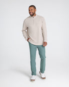 Waffle Quarterzip - Dove-Quarterzip-Bad Birdie