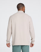 Waffle Quarterzip - Dove-Quarterzip-Bad Birdie
