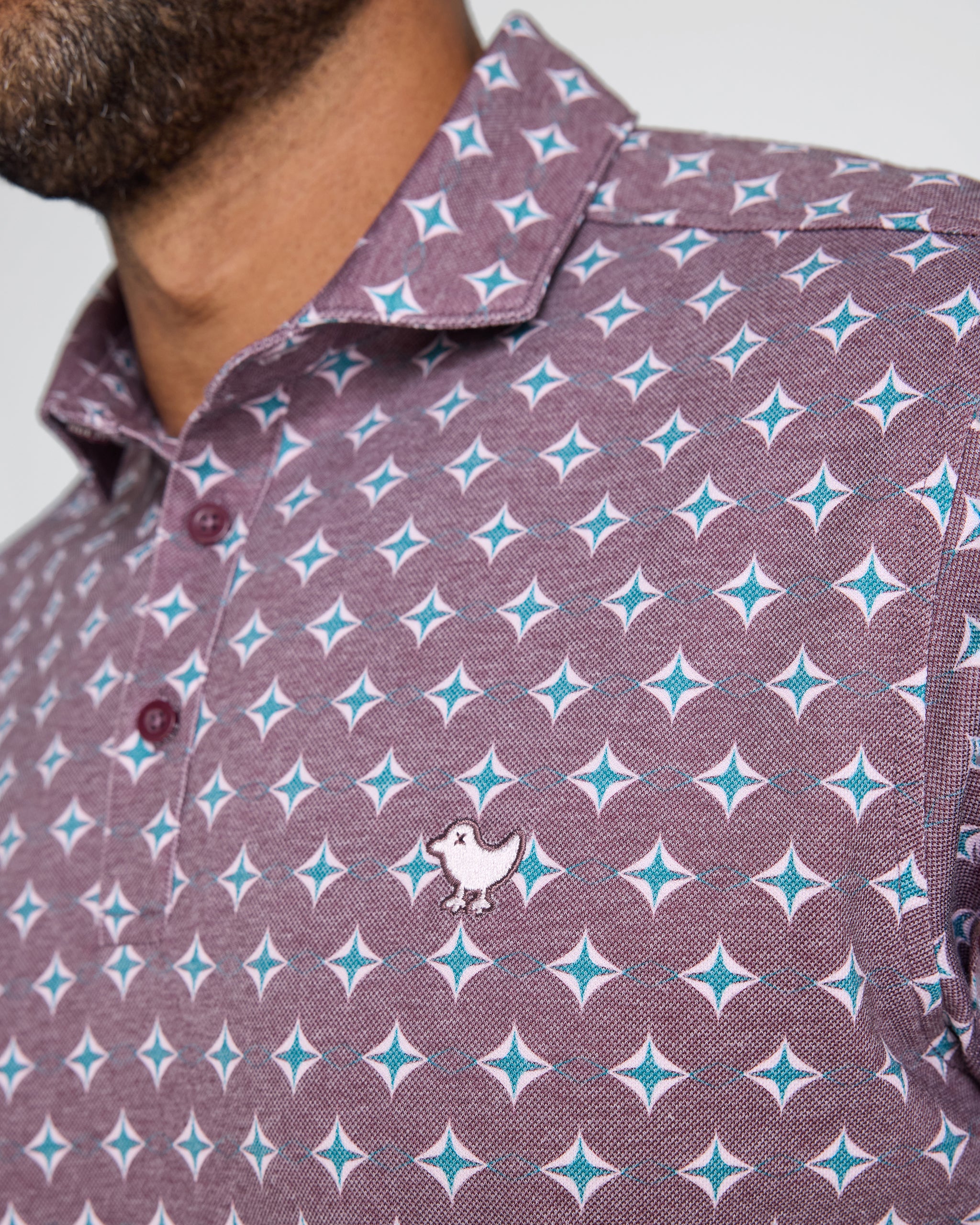 Pique Performance Polo - Swing Cypher-Men's Polo-Bad Birdie