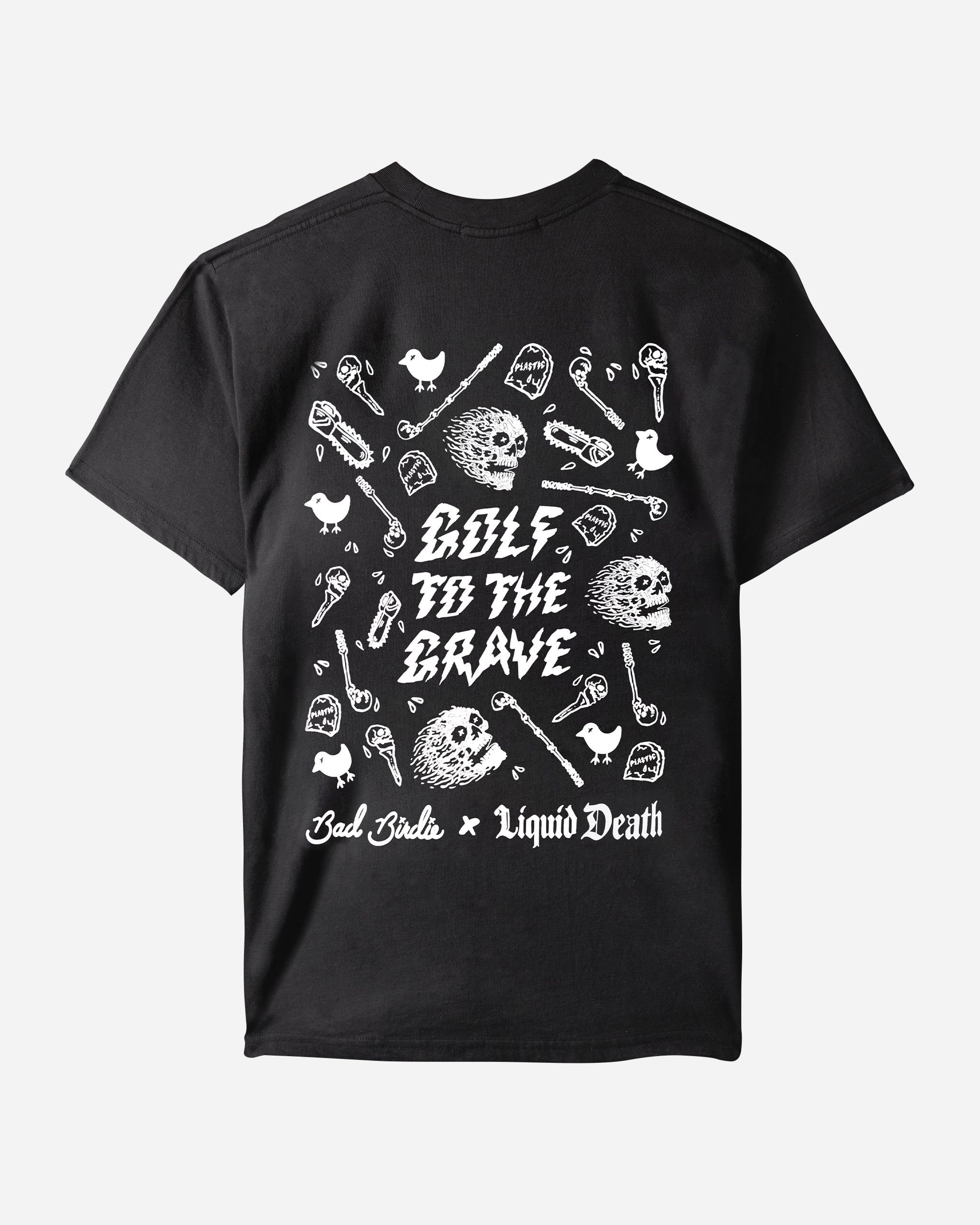 Bad Birdie x Liquid Death Golf to the Grave Tee - Bad Birdie