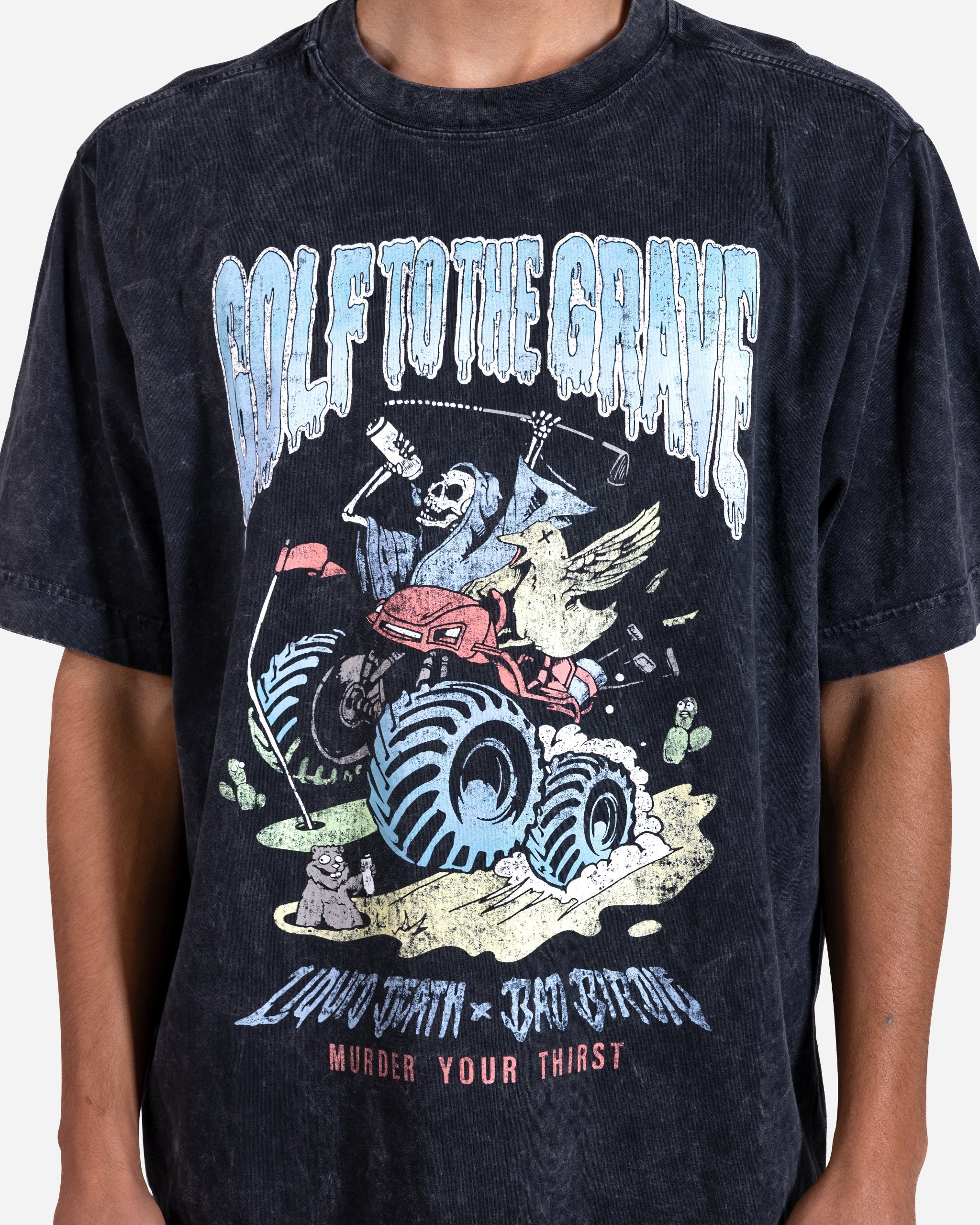 Bad Birdie x Liquid Death Reaper Tee - Bad Birdie