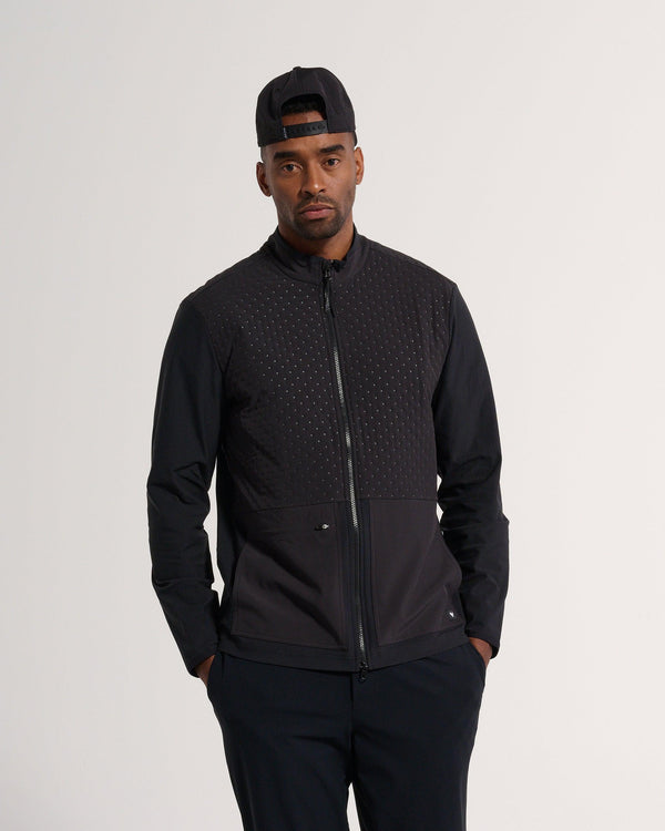 Hybrid Jacket - Black-Men's Jacket-Bad Birdie