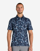 Midnight Garden-Men's Polo-Bad Birdie