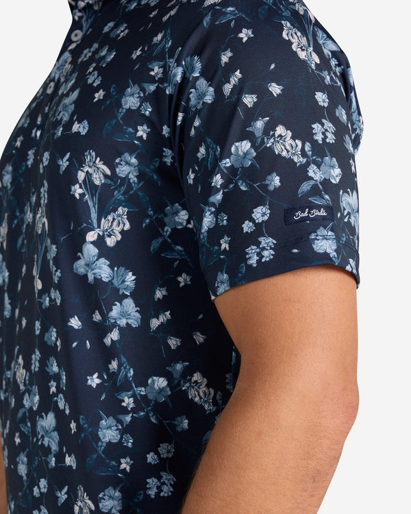 Midnight Garden-Men's Polo-Bad Birdie