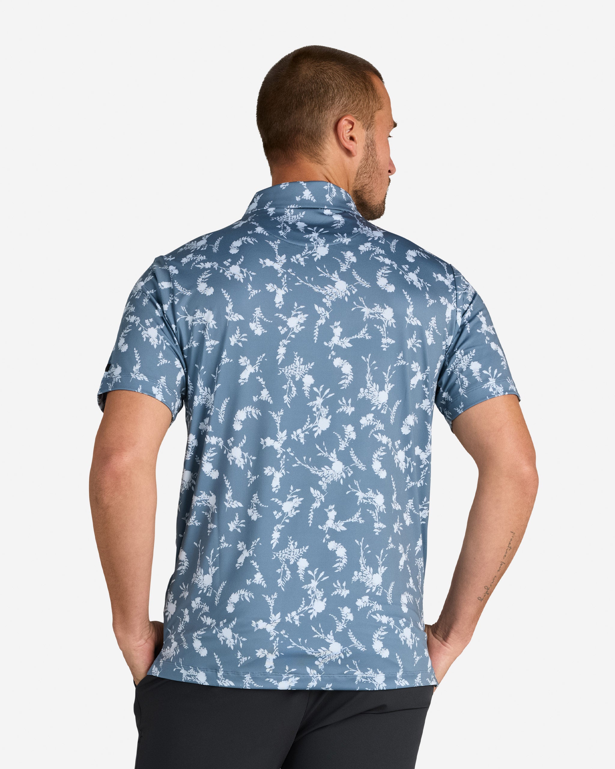 Pollen Hazard-Men's Polo-Bad Birdie