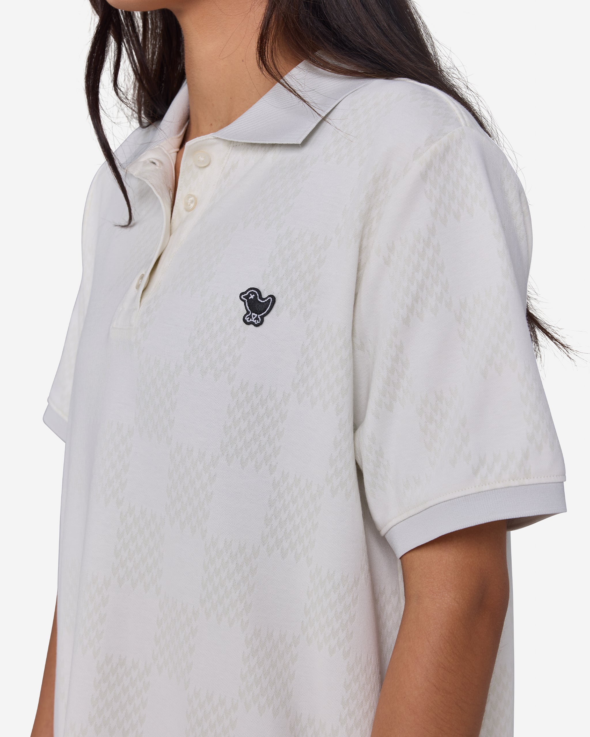 Jacquard Chess Day Polo Dress - Bad Birdie