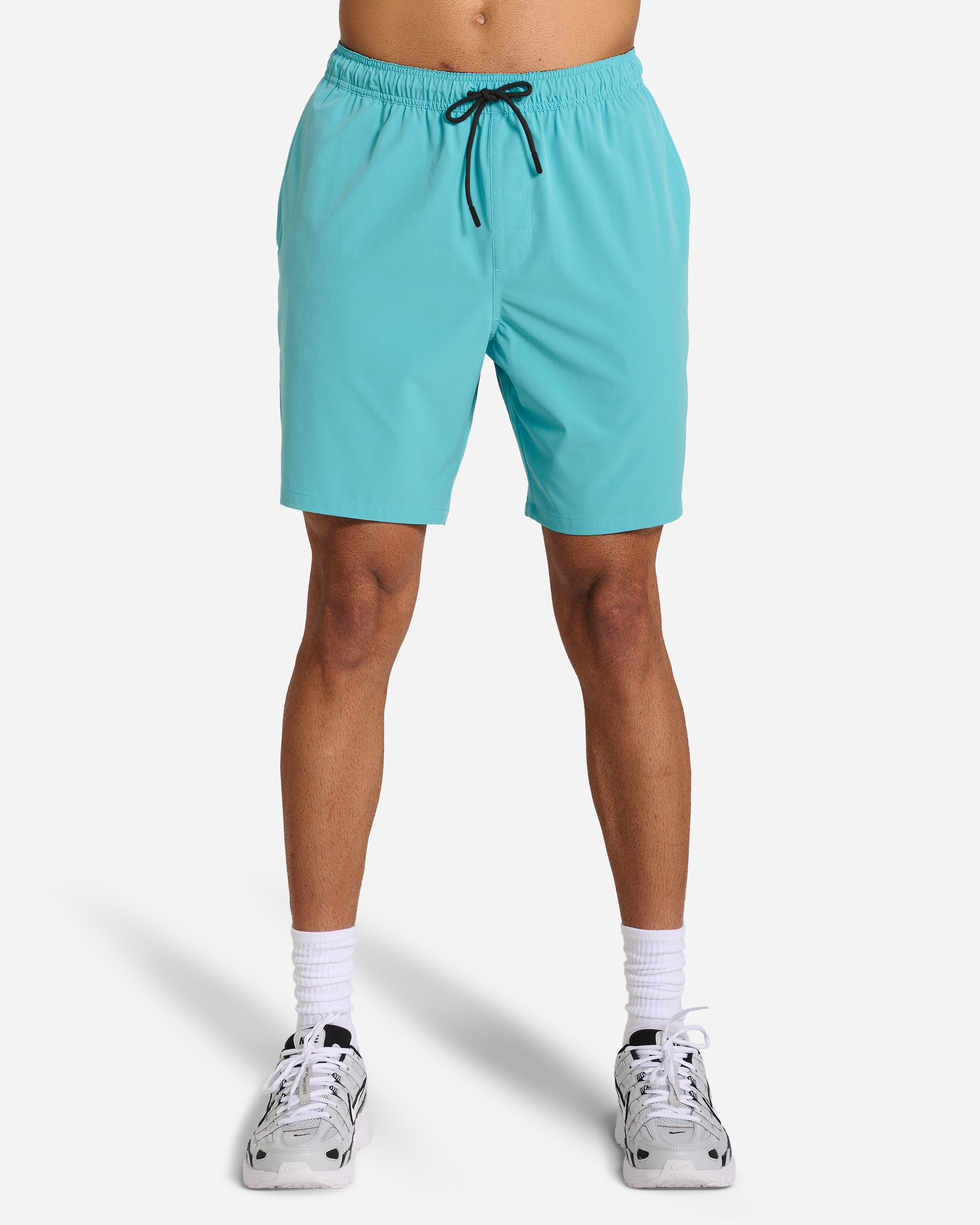 Short avec cordon de serrage - Noir/vichy - FEMME | H&M FR