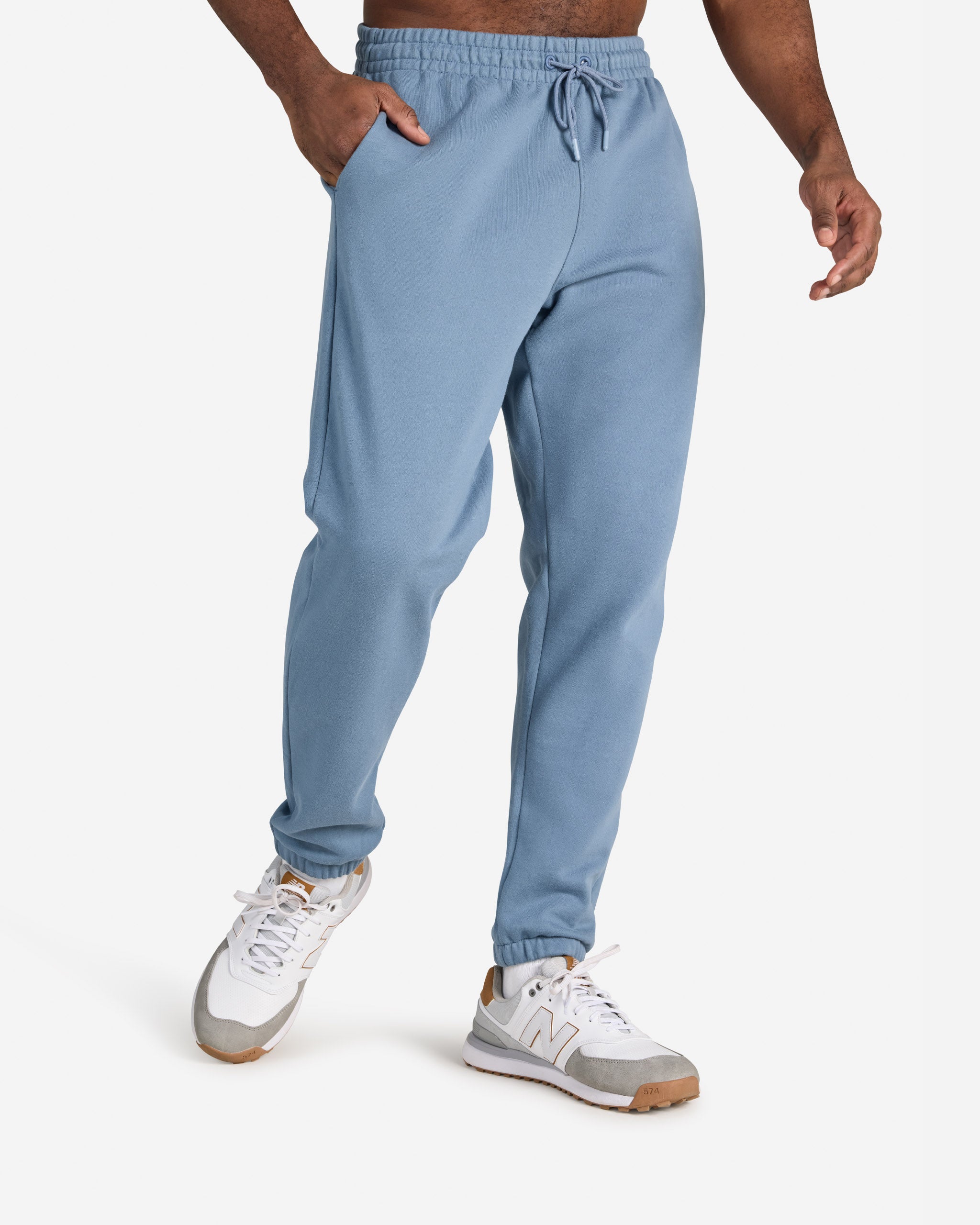 Rec League Sweatpant - Blue Mirage-Men's Pants-Bad Birdie
