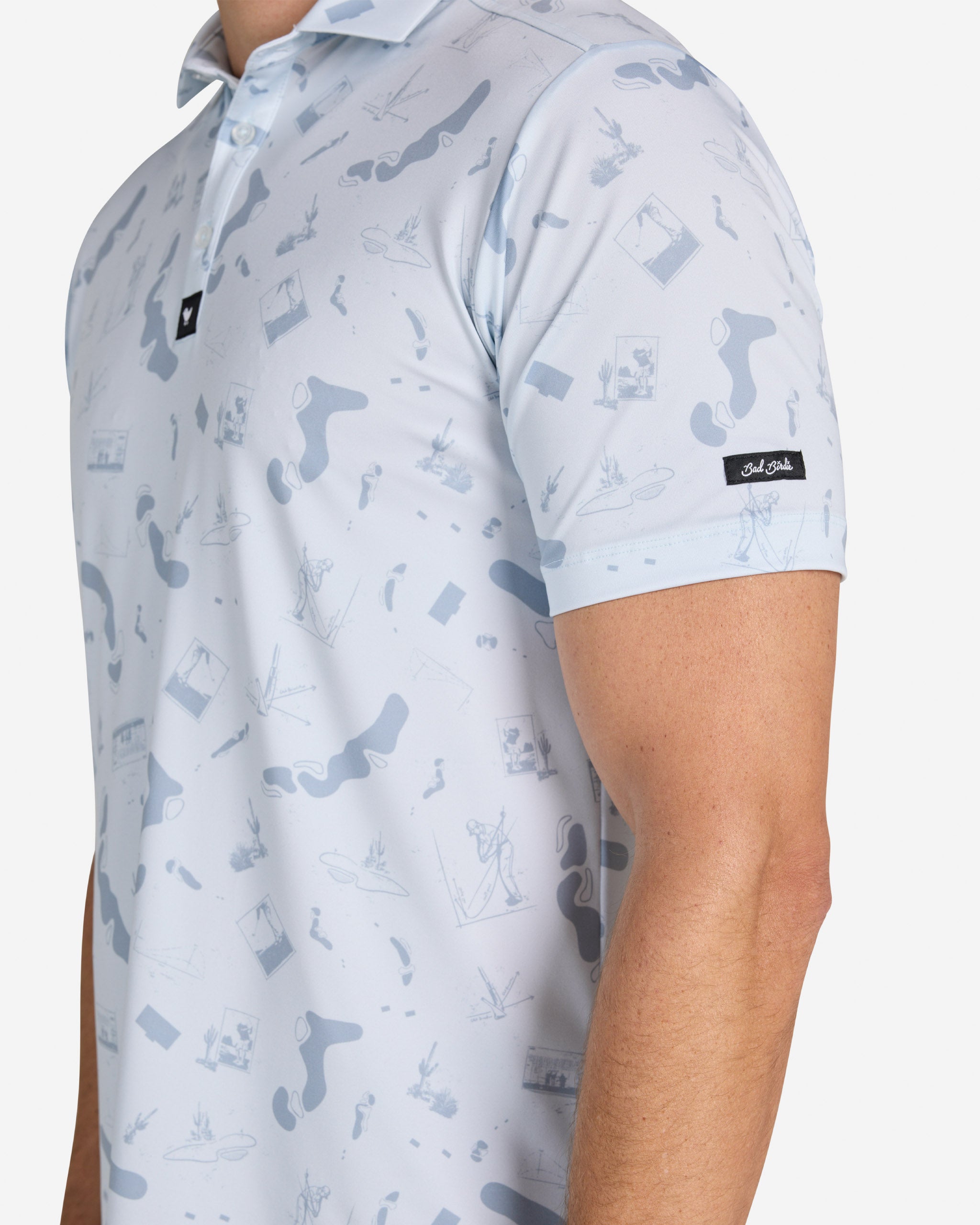 Fairway Framework-Men's Polo-Bad Birdie