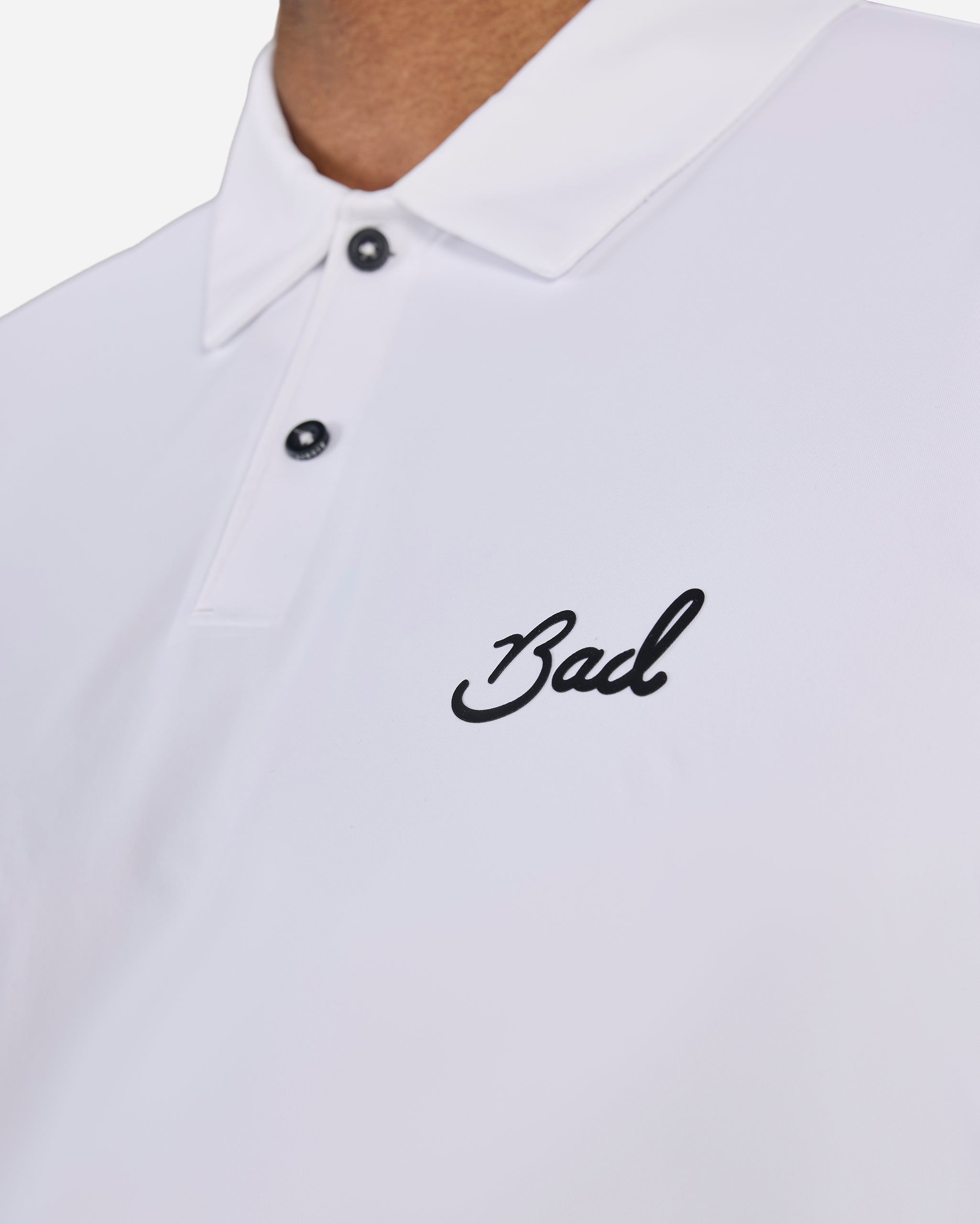 Vapor Cooling Polo - Brilliant White-Men's Polo-Bad Birdie