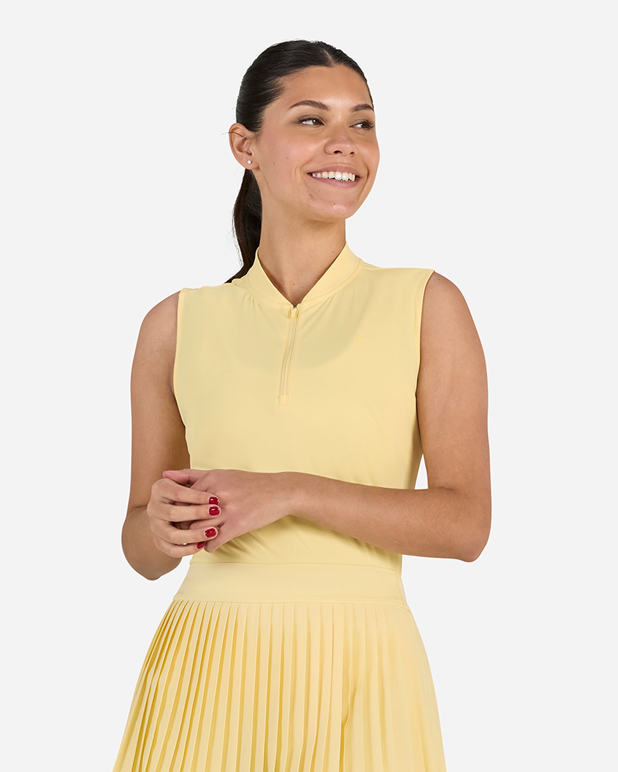 Blade - Pale Banana-Women's Polo-Bad Birdie