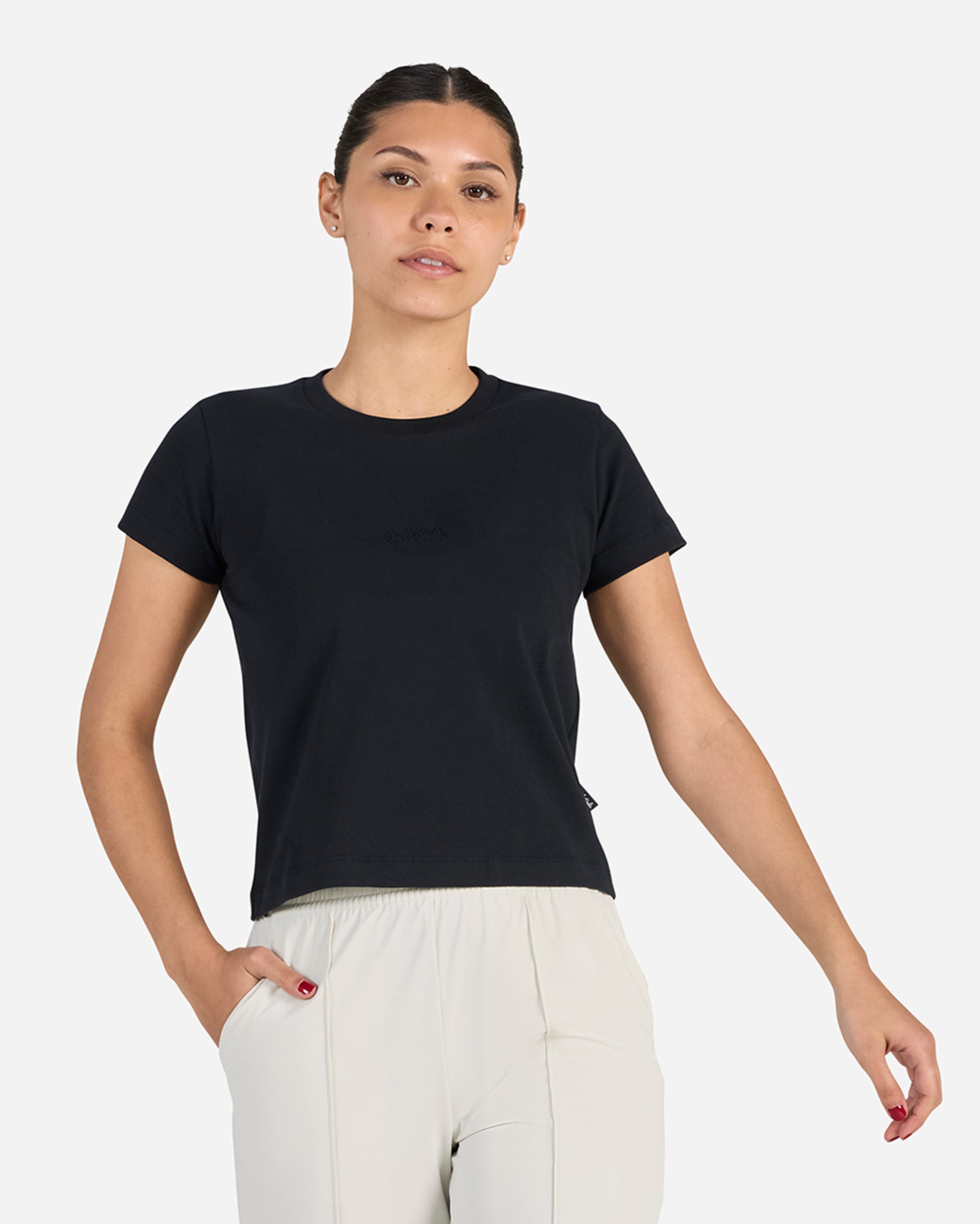Script Tee - Black-Women's T-Shirt-Bad Birdie