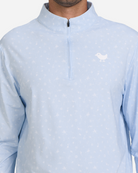 Sights & Rounds Light Blue Quarterzip - Bad Birdie