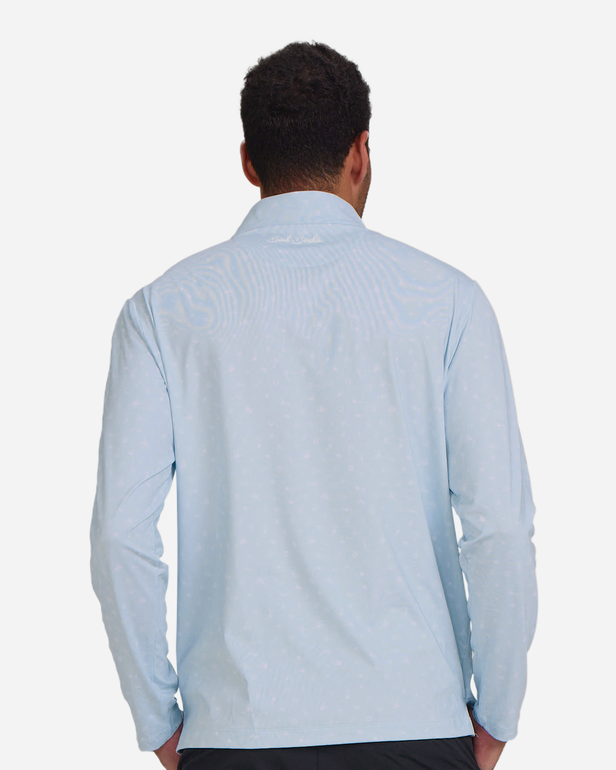 Sights & Rounds Light Blue Quarterzip - Bad Birdie